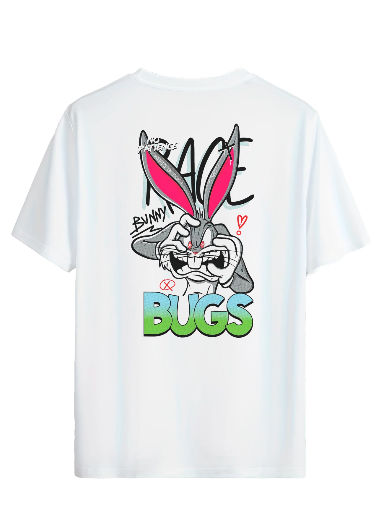 DENYVIO™ Rage Bunny – Glitched Bugs Parody T-Shirt