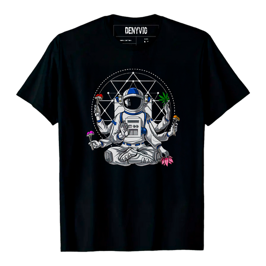 DENYVIO™ Space Monk – Psychedelic Astronaut T-Shirt