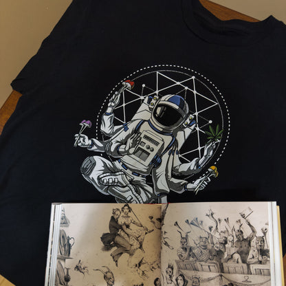 DENYVIO™ Space Monk – Psychedelic Astronaut T-Shirt
