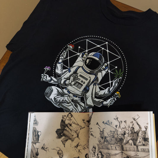 DENYVIO™ Space Monk – Psychedelic Astronaut T-Shirt
