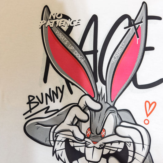 DENYVIO™ Rage Bunny – Glitched Bugs Parody T-Shirt