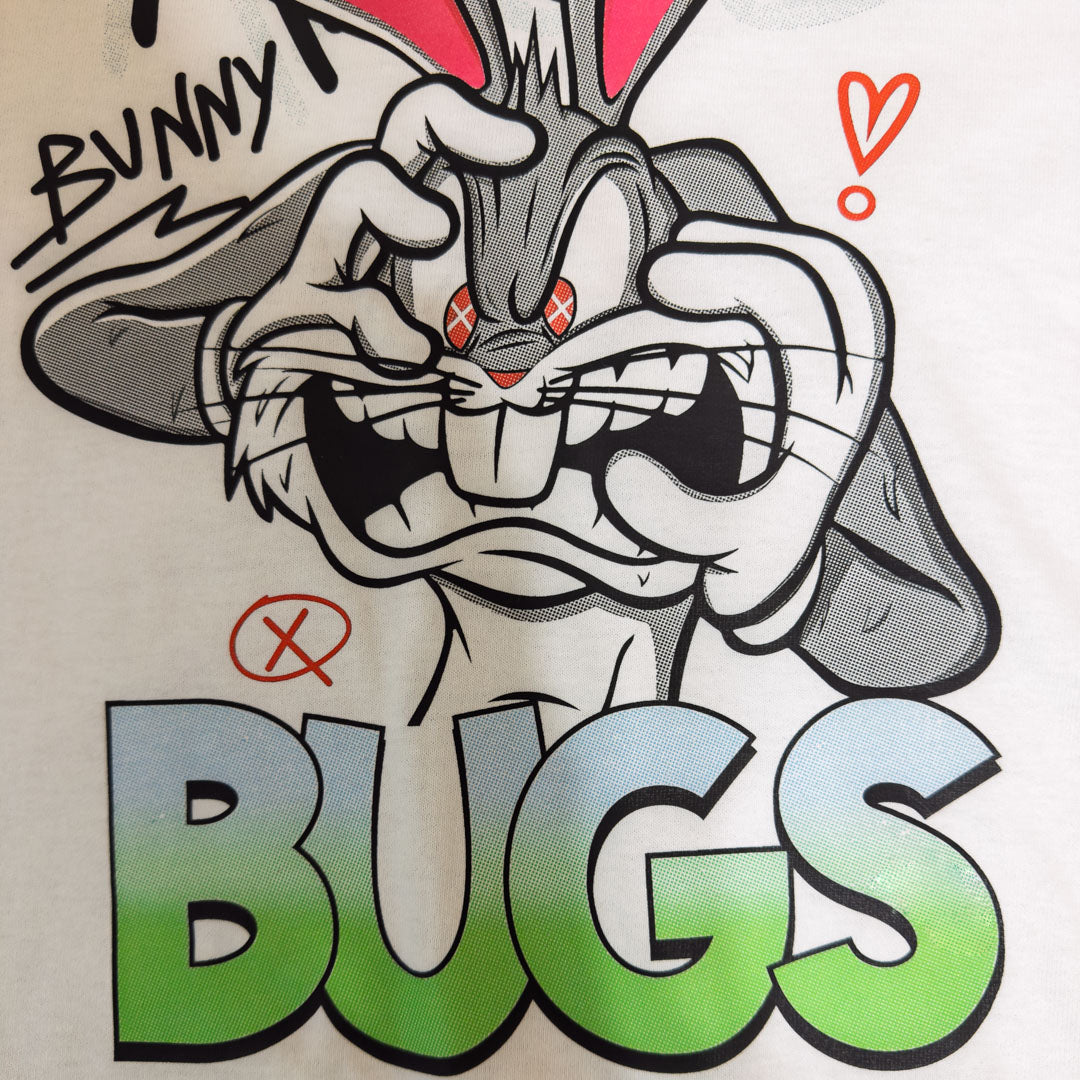 DENYVIO™ Rage Bunny – Glitched Bugs Parody T-Shirt