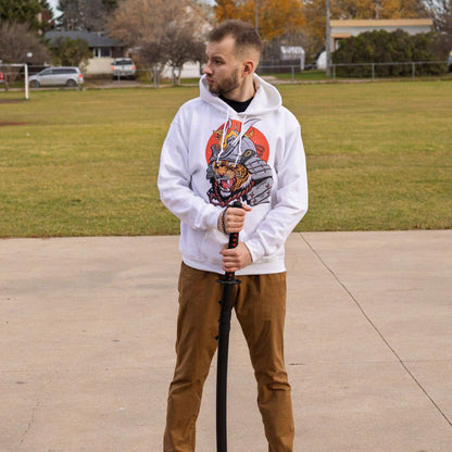 DENYVIO™ Samurai Tiger – Warrior Cat & Dragon Unisex Hoodie