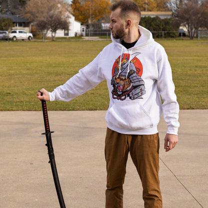 DENYVIO™ Samurai Tiger – Warrior Cat & Dragon Unisex Hoodie