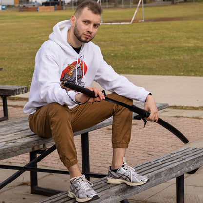 DENYVIO™ Samurai Tiger – Warrior Cat & Dragon Unisex Hoodie