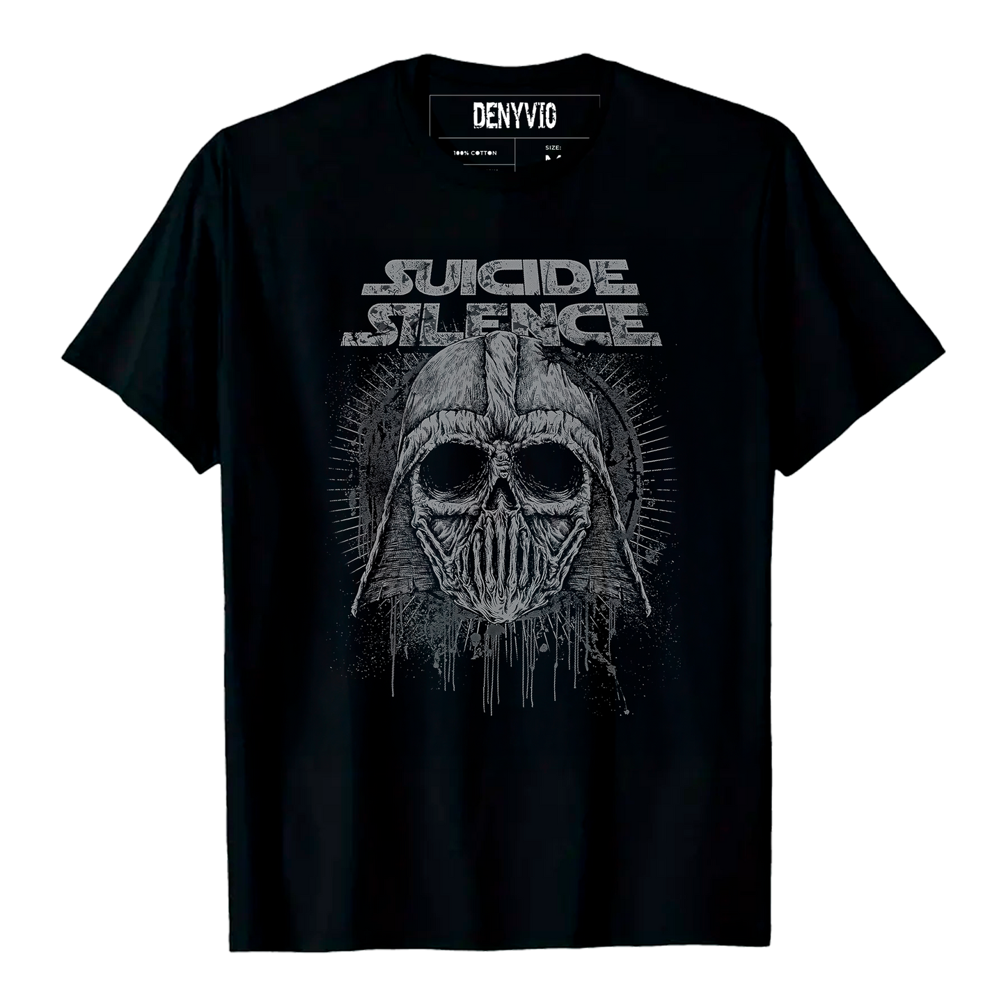 DENYVIO™ Death Lord – Skull Mask Metal T-Shirt