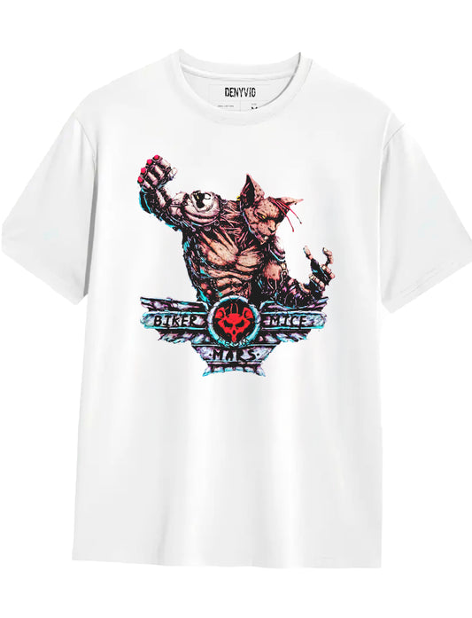 DENYVIO™ Biker Mice – Retro Muscle Mouse T-Shirt
