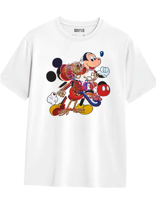 DENYVIO™ Mickey Dissected – Dark Parody Anatomy T-Shirt